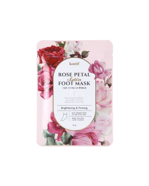 PETITFEE - Koelf Rose Petal Satin Foot Mask - 16g X 1pc