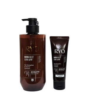 Ryo Hair - Hair Strengthen & Volume Shampoo (2024 New Version) - 480ml + 112ml