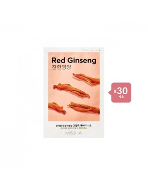 MISSHA - Airy Fit Sheet Mask - Red Ginseng - 1pc (30ea) Set