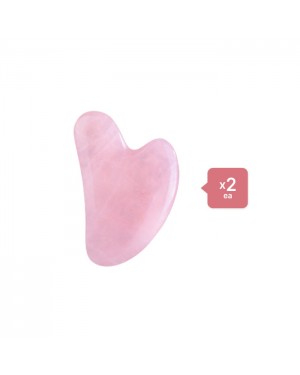 MissLady - Scraping Board Gua Sha Massage Tool (Heart-shaped) (2ea) Set - Pink