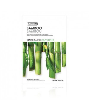 The Face Shop - Real Nature Face Mask - Bamboo - 1pezzo