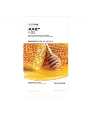 The Face Shop - Real Nature Face Mask - Honey - 1pezzo