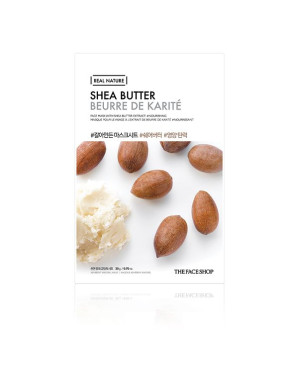 The Face Shop - Real Nature Face Mask - Shea Butter - 1pezzo