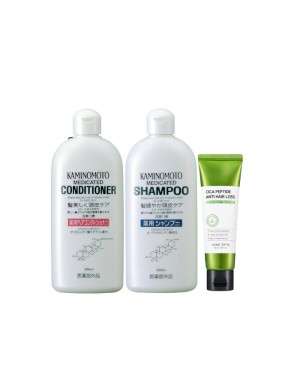 KAMINOMOTO X SOME BY MI Hair Care Shampoo & Conitioner & Treatment Set