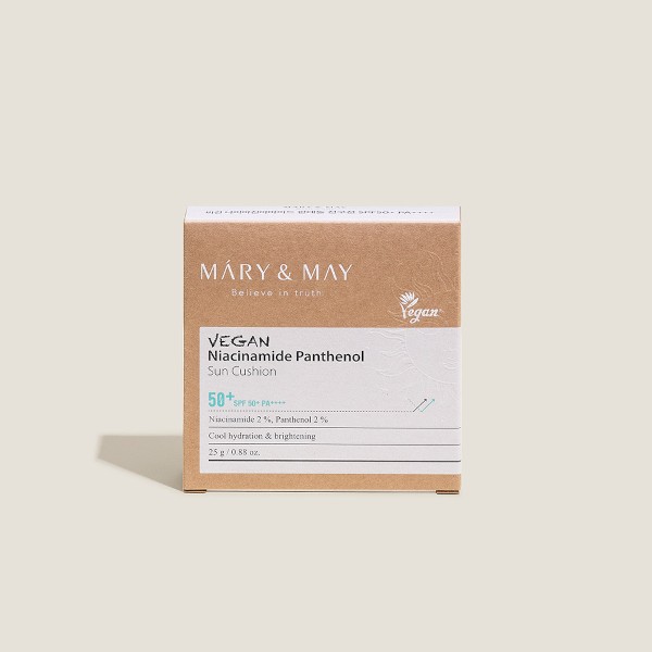 Mary&May - Vegan Niacinamide Panthenol Sun Cushion SPF50+ PA++++ - 25g