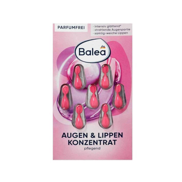 Balea - Sérum Concentré Yeux & Lèvres - 7 Capsules