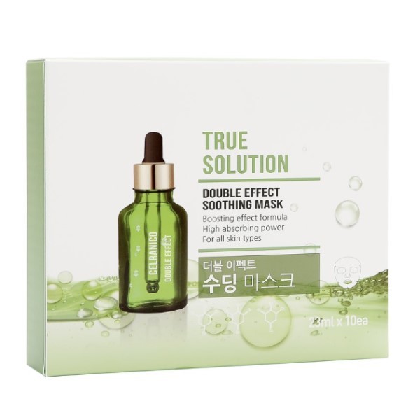 Celranico - True Solution Double Effect Mask - Soothing - 10pièces