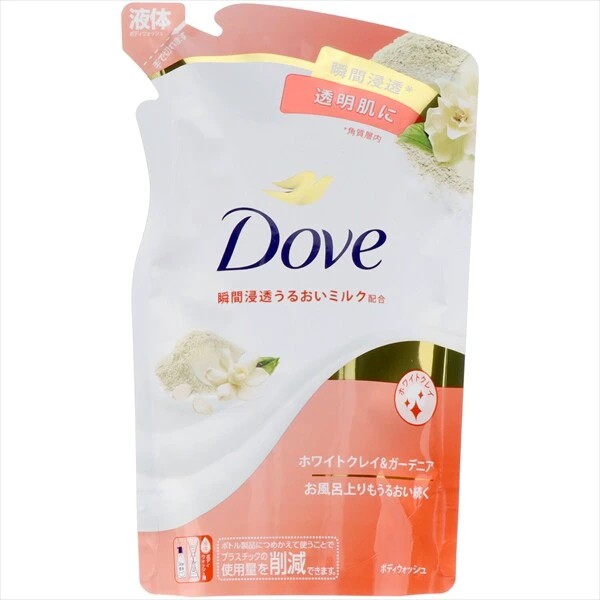 Dove - White Clay & Gardenia Body Wash Refill - 330g