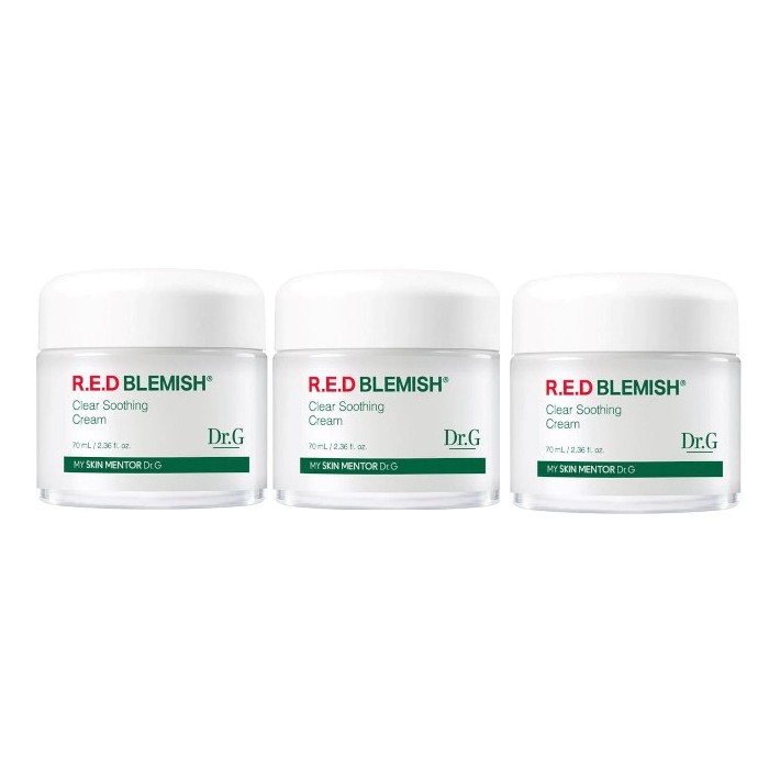 Dr.G - R.E.D Blemish Clear Soothing Cream - 70ML - 70ml - White (3ea) Set