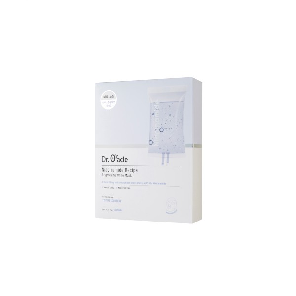 Dr. Oracle - Niacinamide Recipe Brightening White Mask - 25ml / 10fogli