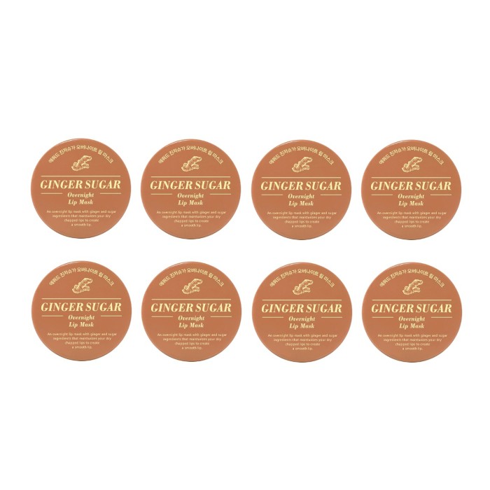 Etude - Ginger Sugar Overnight Lip Mask - 23g (8ea) Set