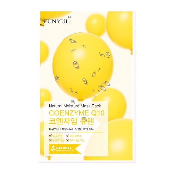 EUNYUL - Natural Moisture Mask Pack - Coenzyme Q10 - 1pc