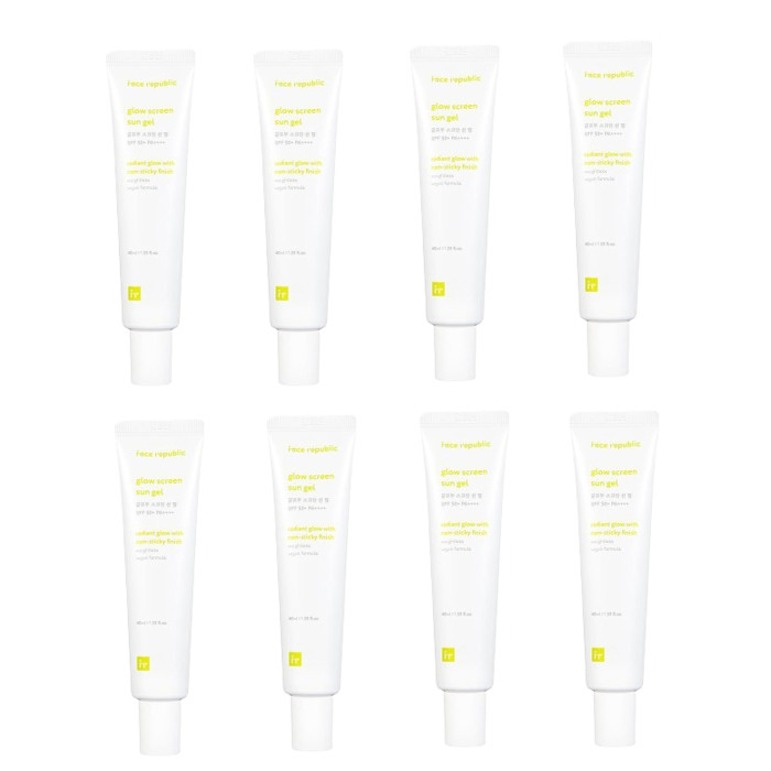 face republic - Glow Screen Sun Gel - 40ml (8ea) Set