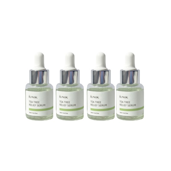 iUNIK Tea Tree Relief Serum - 15ml (4ea) Set