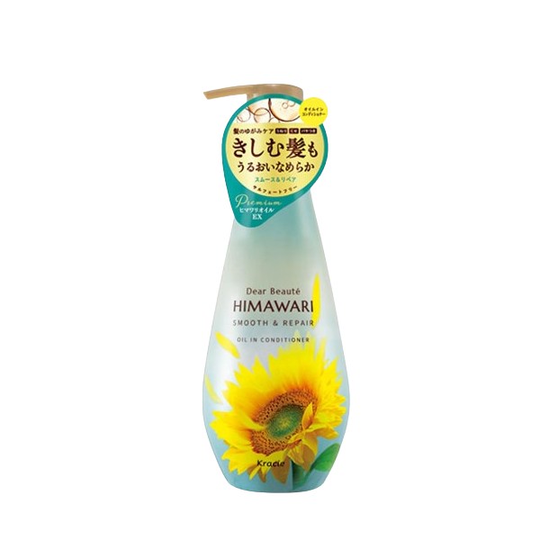 Kracie - Dear Beaute Himawari Smooth & Repair Oil In Conditioner - 500ml