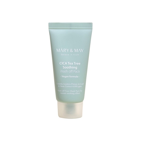 Mary&May - Cica Tea Tree Soothing Wash Off Pack - 30g