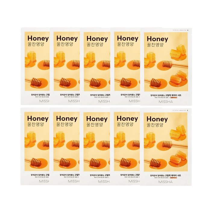 MISSHA - Airy Fit Sheet Mask - Honey - 1pc (10ea) Set