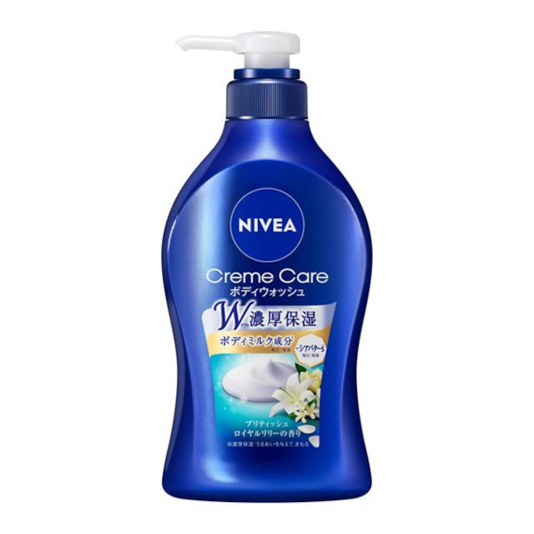 NIVEA Japan - Cream Care Body Wash British Royal Lily Scent - 480ml