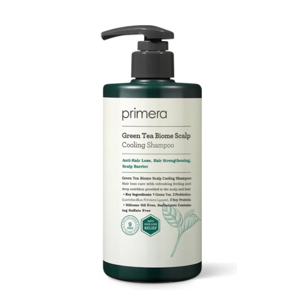 primera - Green Tea Biome Scalp Cooling Shampoo - 380ml