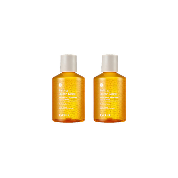 Blithe - Patting Splash Mask - Energy Yellow Citrus & Honey - 150ml (2ea) Set