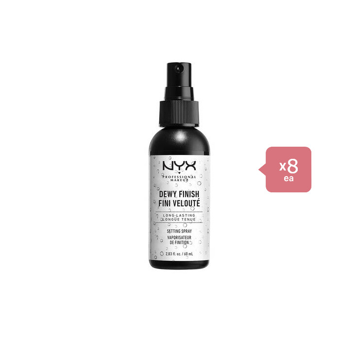 NYX - Makeup Setting Spray - Dewy - 60ml (8ea) Set