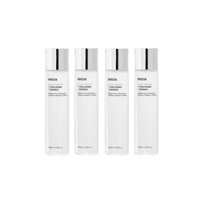 ROVECTIN - Aqua Hyaluronic Essence (New Version of Skin Essentials Activating Treatment Lotion) - 180ml (4ea) Set