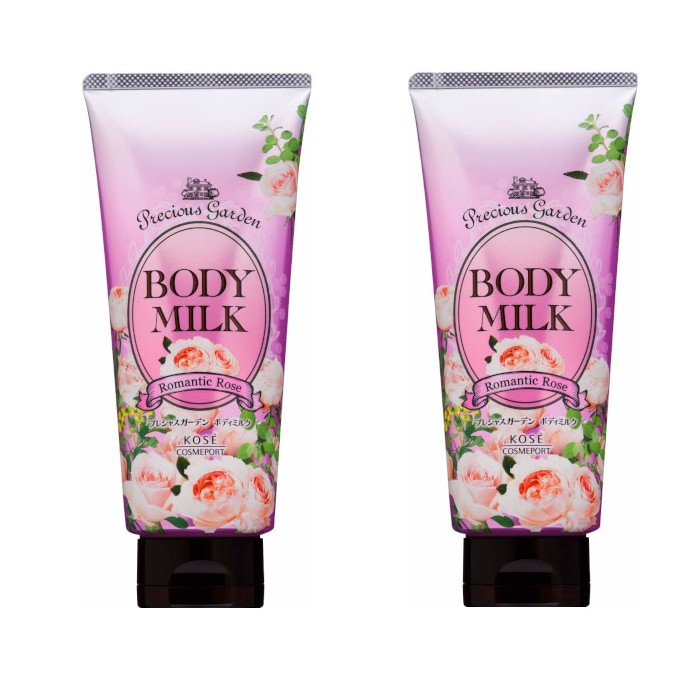 Kose - Precious Garden Body Milk - Romantic Rose - 200g (2ea) Set