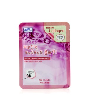 3W Clinic - Fresh Collagen Mask Sheet - 1stuk