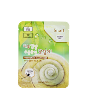 3W Clinic - Fresh Snail Mask Sheet - 1stuk
