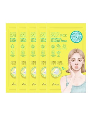 Ariul - Smooth & Pure Daily Pick Essential Calming Mask - 5pezzi