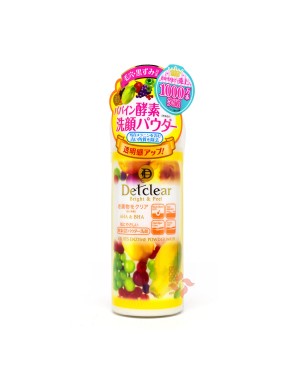 Meishoku Brilliant Colors - DETCLEAR Bright & Peel Fruit Enzyme Powder Wash - 75g