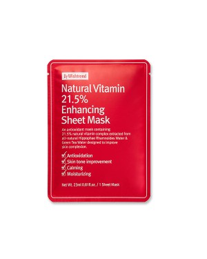 By Wishtrend - Natural Vitamin 21.5% Enhancing Sheet Mask - 1cad.