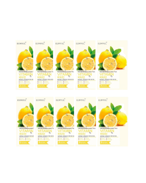 EUNYUL - Pack masque hydratant naturel - Vitamine - 10pcs