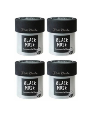 John's Blend - Fragrance Gel Can - 85g - Black Musk (4ea) Set