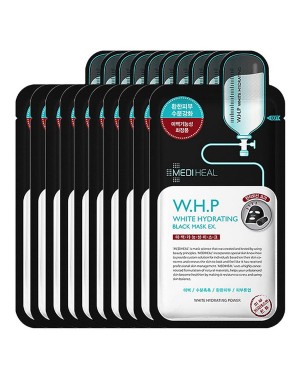 Mediheal - W.H.P White Hydrating Black Mask EX - 10stukken