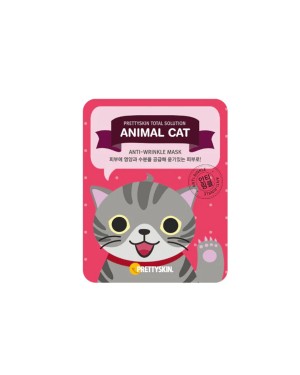 Pretty Skin - Total Solution Animal Cat Anti-Wrinkle Mask - 1pezzo