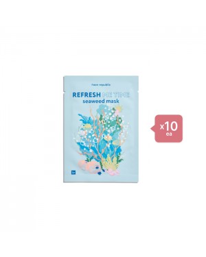 face republic - Refresh Me Time Seaweed Mask (10ea) Set