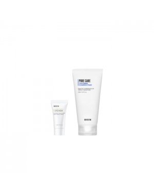 ROVECTIN - Pore Care Tightening Cleansing Foam - 150ml (1ea) + Calming Lotus Cream (New Version) - 15ml (1ea) Set