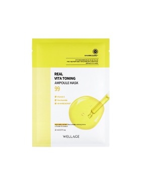Wellage - Real Vita Toning Ampoule Mask - 20ml