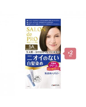 Dariya Salon De Pro - Hair Color Cream - 1box - 5A Deep Assy (2ea) Set