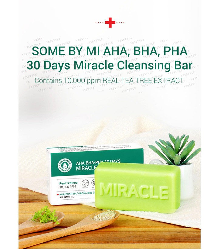 SOME BY MI - AHA. BHA. PHA 30 Days Miracle Cleansing Bar 106g