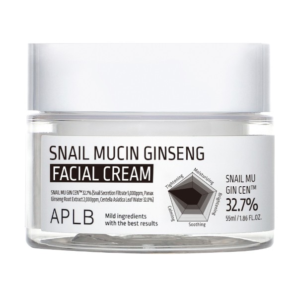 APLB - Snail Mucin Ginseng Facial Cream - 55ml