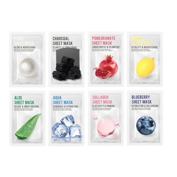 EUNYUL - Purity Sheet Mask Pack Set (Random Flavor) - 4pezzi