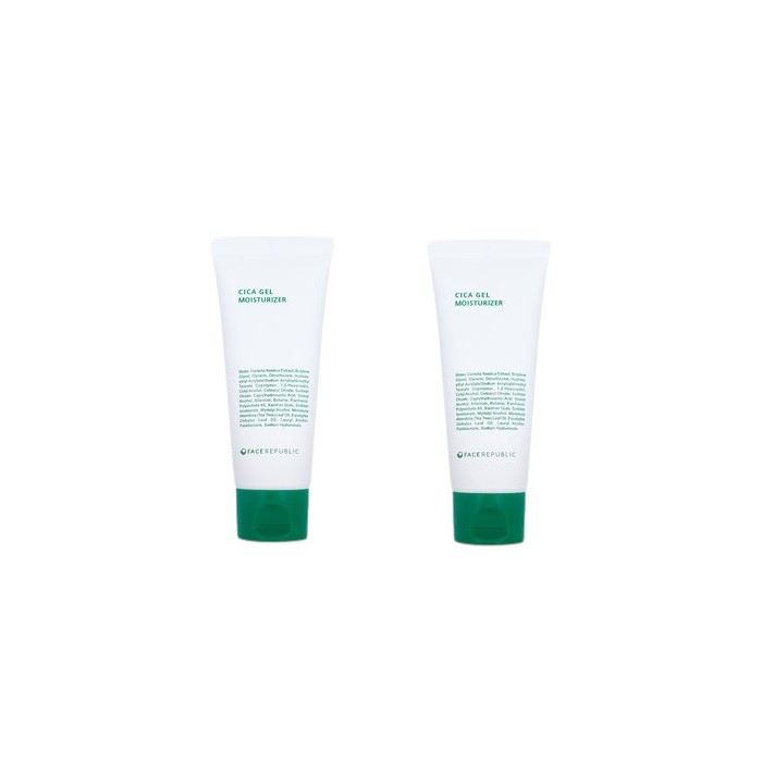 face republic - CICA Gel Moisturizer - 50ml (2ea) Set