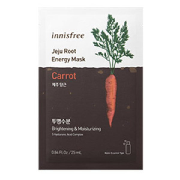 innisfree - Jeju Root Energy Mask - Carrot - 1pc