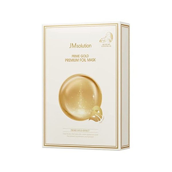JMsolution - Prime Gold Premium Foil Mask - 10pezzi