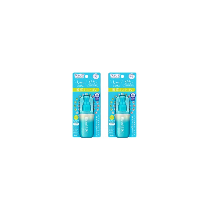 Kao - Biore UV Aqua Rich Aqua Protect Mist SPF50 PA++++ - 60ml (2ea) Set