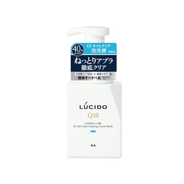 Mandom - Lucido Q10 Ageing Care EX Oil Clear Foaming Facial Wash - 150ml