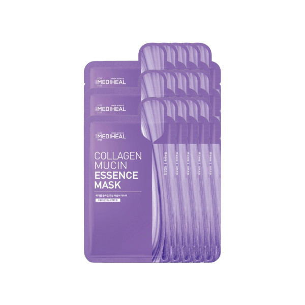 Mediheal - Collagen Mucin Essence Mask - 15pezzi