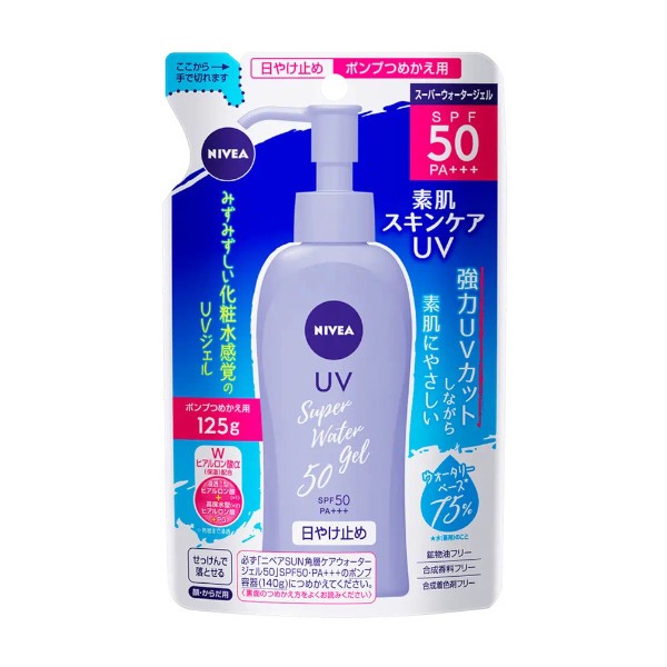 nivea japan water gel sunscreen